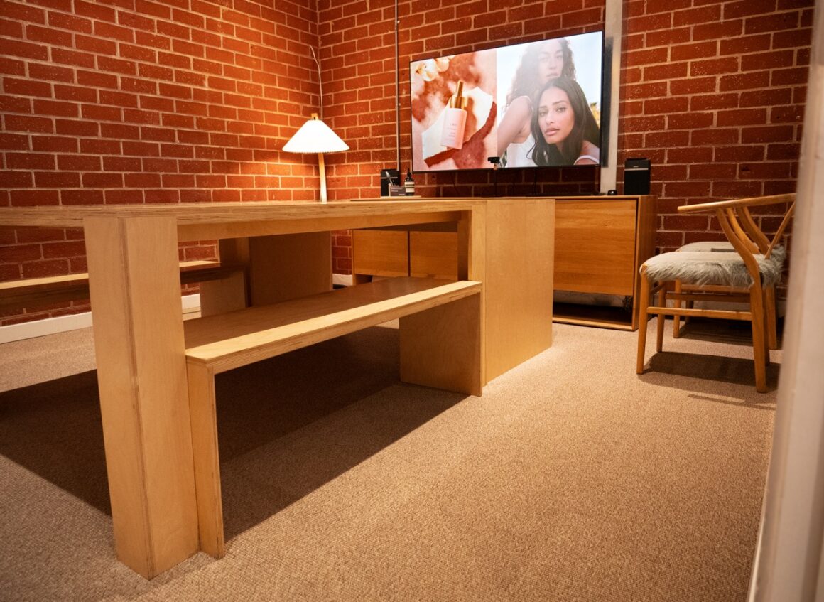 wall-to-wall carpet in a conference meeting room