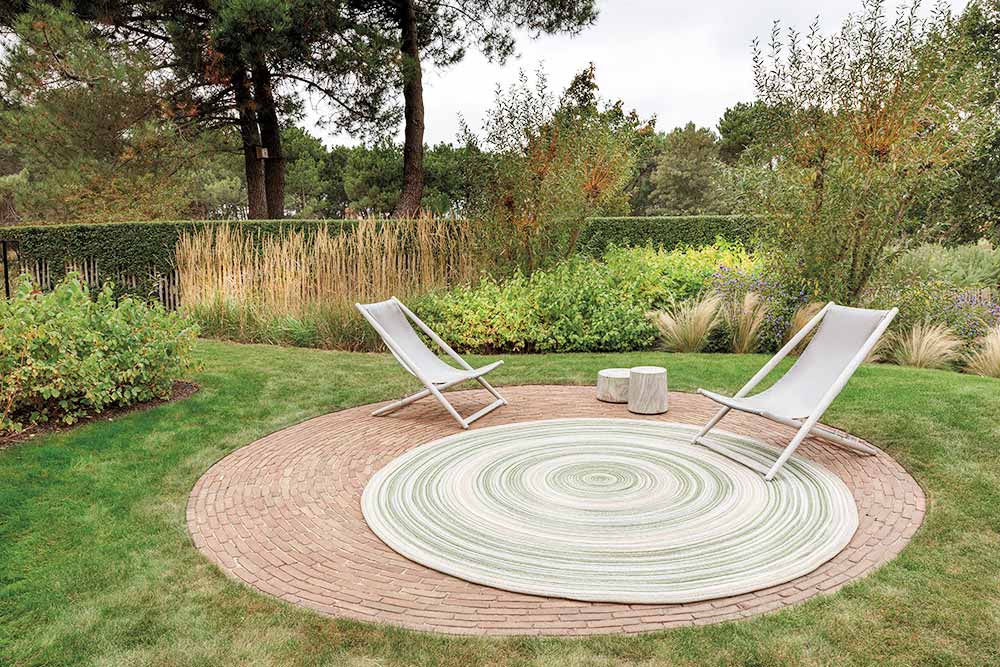 circular outdoor rug