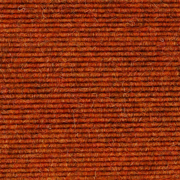 tretford goat wool carpet in fall color burnt orange